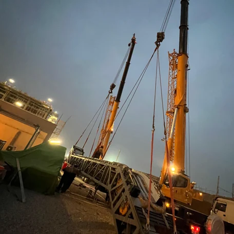 Доставка оборудования к месту монтажа