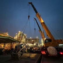 Доставка оборудования к месту монтажа